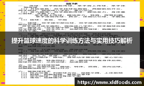 提升篮球速度的科学训练方法与实用技巧解析